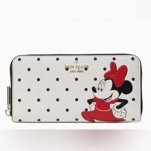 Disney X Kate Spade New York Minnie Mouse Large Continental Wallet